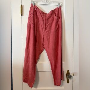 Linden Men's Coral Chinos